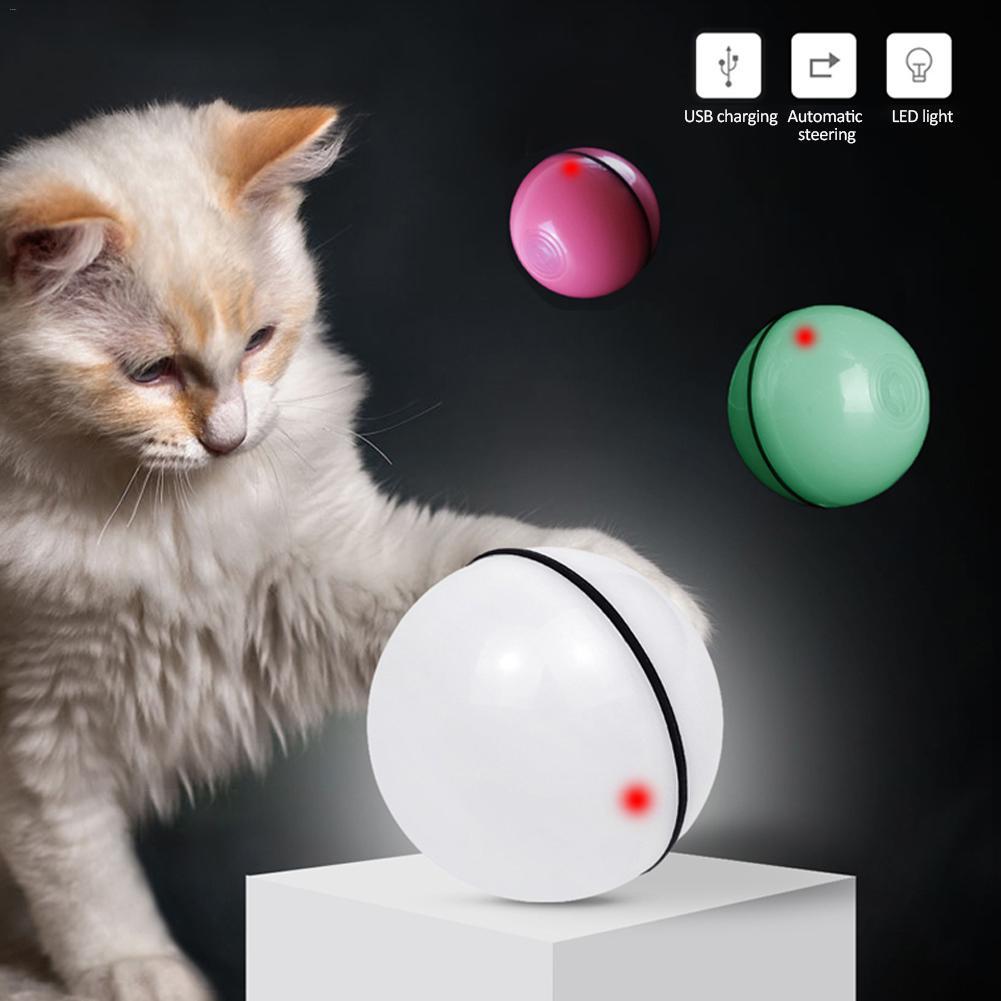 Balle LED Laser Électronique pour Chats - Jouet Amusant