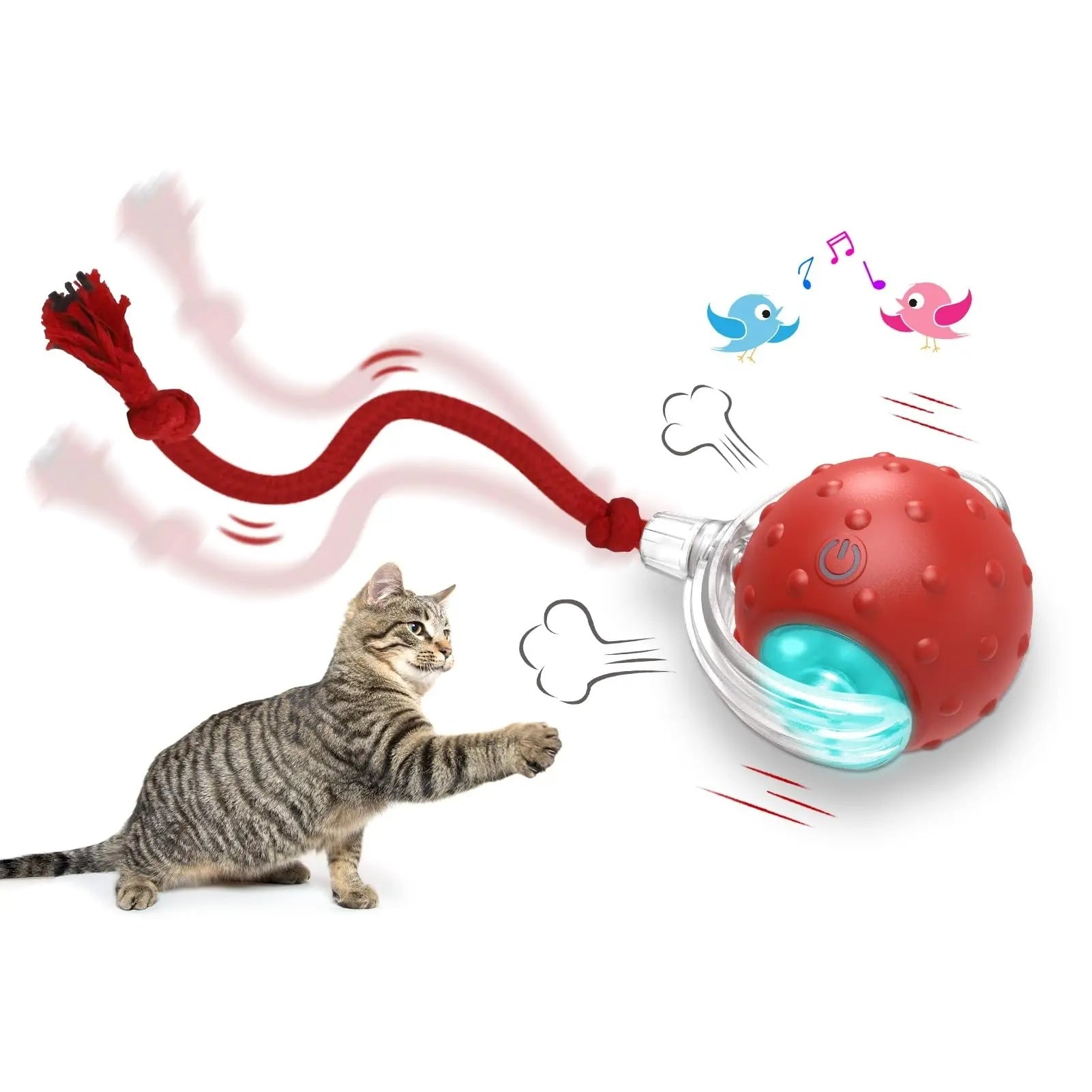 Balle Interactive pour Chats - Super Drive