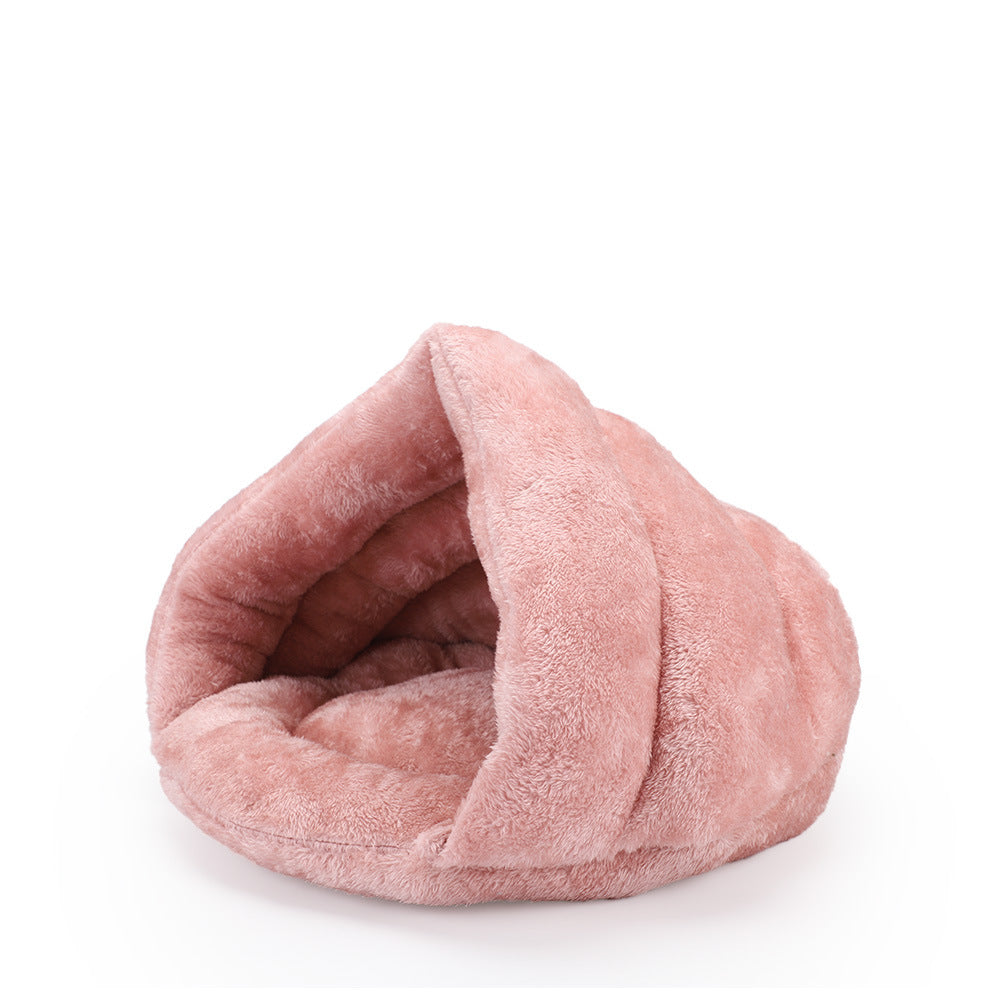 Nid pour Chien en Velours Arctic Triangle - Lit Chaleureux