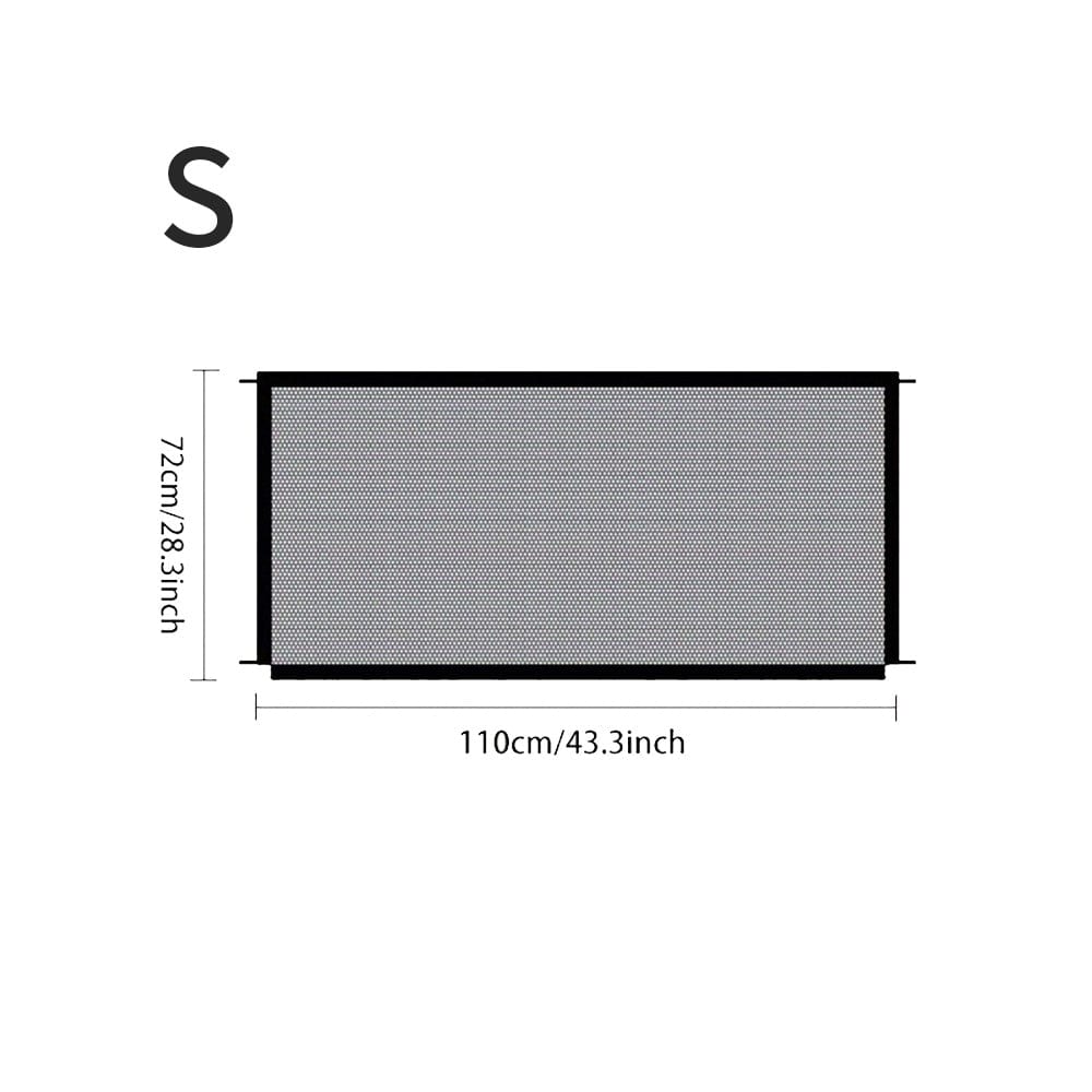 Clôture pour chien pliable, dimensions 110cm x 72cm, enclos de protection pour animaux à l'intérieur et à l'extérieur.