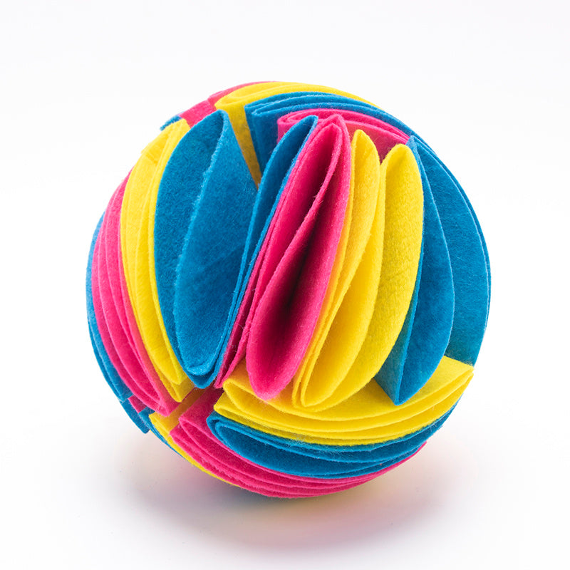 Ballon Snuffle Pliable pour Chien - Jouet de Formation