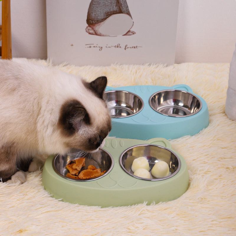 Bowls pour Chien en Acier Inoxydable - Station Antidérapante